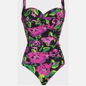 Gorgeous Retro Look Betsy Johnson Swimsuit